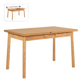 Τραπέζι Jemmy  επεκτεινόμενο χρώμα atlantic pine 120/153x75x77εκ.