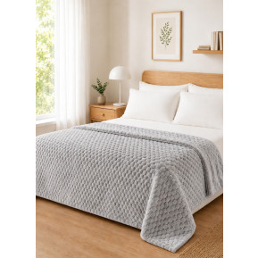 Κουβέρτα Fleece NESTIQ GREY MADI
