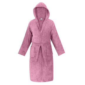 Μπουρνούζι με κουκούλα OLIA NUDE PINK MADI
