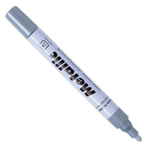 Centropen μαρκαδόρος ανεξίτηλος μεταλ. ασημί 1,5-2,5mm - 10 ΤΕΜ
