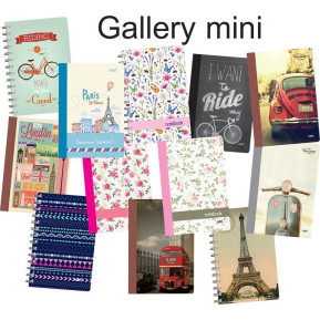 Next gallery τετράδιο σπιράλ mini 8x12εκ. 128σελ. - 12 ΤΕΜ