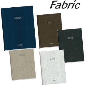 Next fabric τετράδιο δετό ριγέ 14x21εκ. 4θεμ. 256σελ. - 4 ΤΕΜ