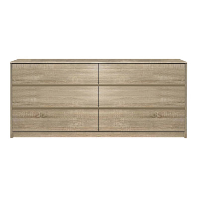 Συρταριέρα Kuanger  mdf σε φυσική απόχρωση 120x40x70εκ