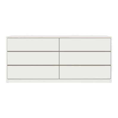 Συρταριέρα Kuanger  mdf σε λευκή απόχρωση 120x40x70εκ
