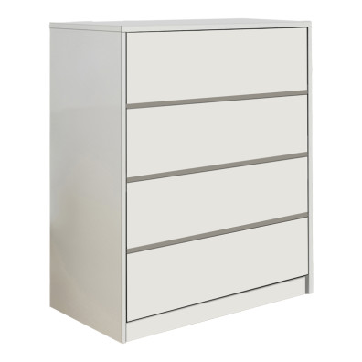 Συρταριέρα Kuanger  mdf σε λευκή απόχρωση 80x40x89εκ