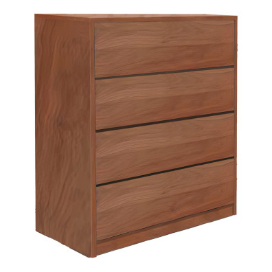 Συρταριέρα Kuanger  mdf σε καρυδί απόχρωση 80x40x89εκ