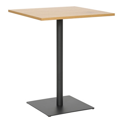 Τραπέζι Nerobian  mdf σε sonoma απόχρωση 60x60x75εκ