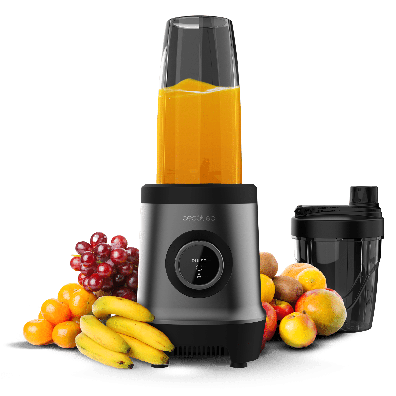 Cecotec Nutriblender Fusion Touch 1000W με λεπίδες Black Titanium, 2 μπουκάλια 500ml & 900ml CEC-123559