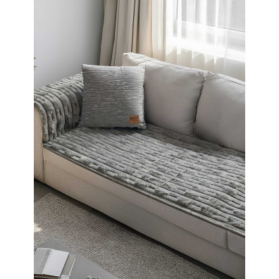 Μεμονωμένο γούνινo κάλύμμα FLAURA GREY MADI