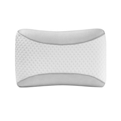 Μαξιλάρι Memory Foam MEMI GREY Λευκό Μαξιλάρι ύπνου: 60 x 40 + 12 εκ. MADI