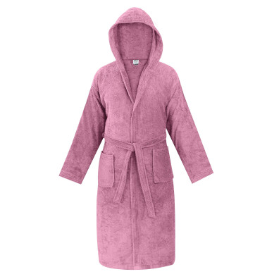 Μπουρνούζι με κουκούλα OLIA NUDE PINK MADI
