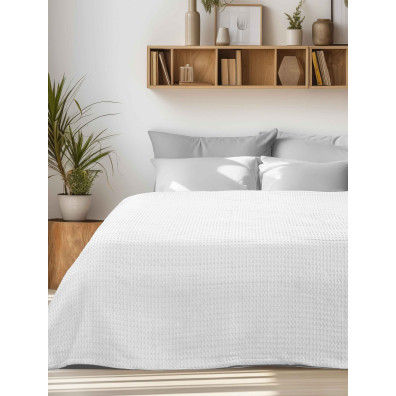 Κουβέρτα Πικέ PIKONA WHITE MADI