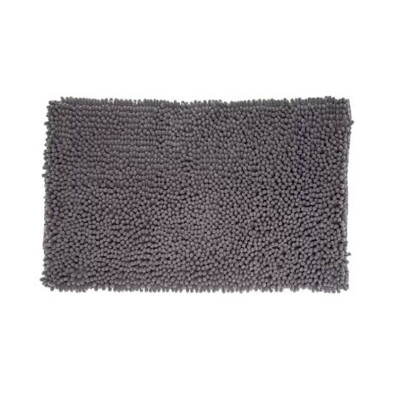 Χαλάκι Μπάνιου 80 x 50 x 3.2 cm Χρώματος Σκούρο Γκρι 5Five Simply Smart 160822H