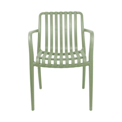 Καρέκλα πλαστική Urban Nextdeco σκούρο πράσινο PP UV protection Y80,5x54x58,5 εκ.