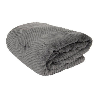 Κουβέρτα Μονή Διπλής Όψης Sherpa Προβατάκι 140 x 200 cm Home Deco Factory TX9474