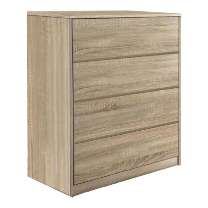 Συρταριέρα Kuanger  mdf σε φυσική απόχρωση 80x40x89εκ