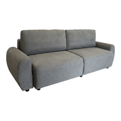 Kαναπές-κρεβάτι τριθέσιος Hungie  υφασμα γκρι 250x92x89εκ