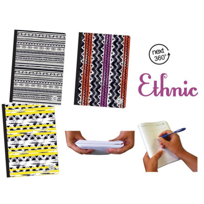 Next ethnic 360° τετράδιο flexi 17x25εκ. 192σελ. 2θ. - 10 ΤΕΜ