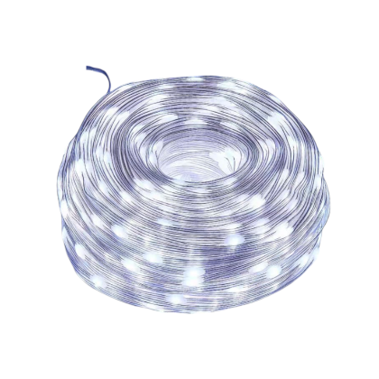 Χριστουγεννιάτικα φώτα LED με επένδυση - 100m/800LED - Cool White - 272354