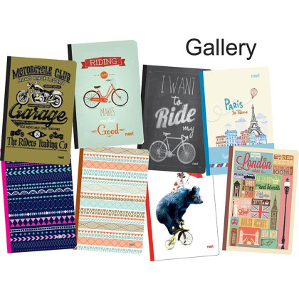 Next gallery 360° τετράδιο flexi 21x29εκ. 2θεμ. 128σελ. - 10 ΤΕΜ