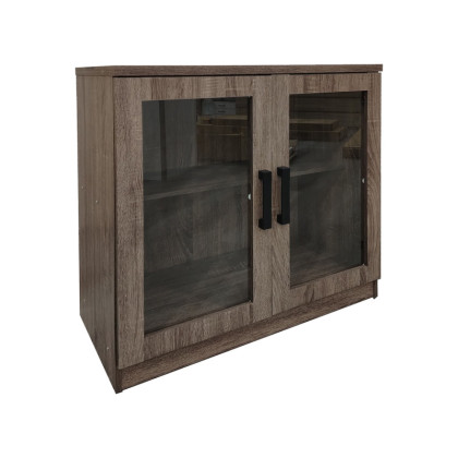 Παπουτσοθήκη-ντουλάπι Sapato  σε oak απόχρωση 80x40x80εκ