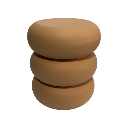 Βοηθητικό τραπέζι Zoubi  MGO  terracotta Φ35x43εκ