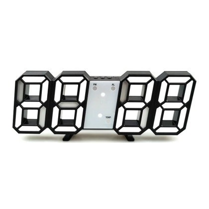 Ψηφιακό ρολόι - Ξυπνητήρι - 6609 - 466097 - Black
