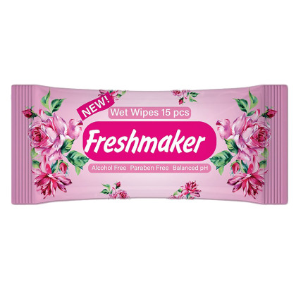 Υγρά Μαντηλάκια Freshmaker Flower πακ=15τεμ  4teen4ty 25137 5-117
