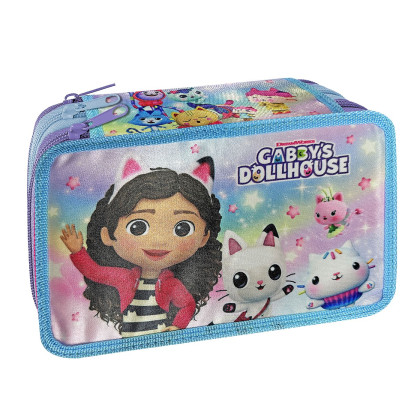 Κασετίνα Γεμάτη Τριπλή Gabby 's Dollhouse 19,5x12,5x7cm Gabbys Dollhouse 50-3232