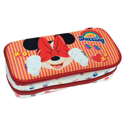 Κασετίνα Οβάλ Minnie 23,5x10,5x6cm Gim 50-3283
