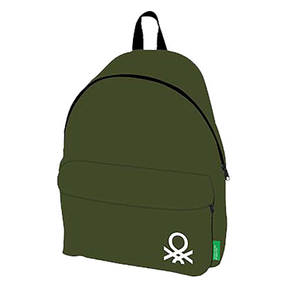 Τσάντα Εφηβική Χακί United Colors of Benetton 41x30x17cm Benetton 50-3349