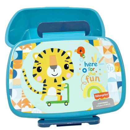 Δοχείο Φαγητού Πλαστικό pp Tiger Fisher Price 900ml 17,5x7x13cm  900ml Gim 571-67265 50-3511
