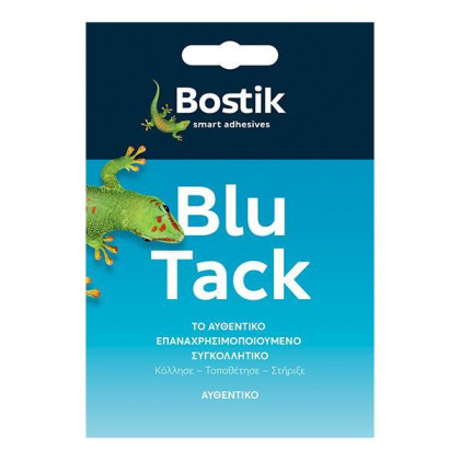 Bostik επαναχρησιμοποιήσιμη κόλλα Blu-Tack original 45gr. - 12 ΤΕΜ