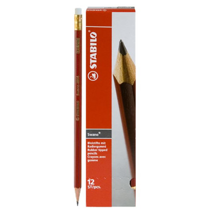 Μολύβι Γόμα Stabilo πακ=12τ  Stabilo 60-126