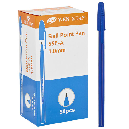 Στυλό Ριγέ Μακρυά Μύτη Ballpoint 1mm  JustNote 80286 - 50 ΤΕΜ 60-266