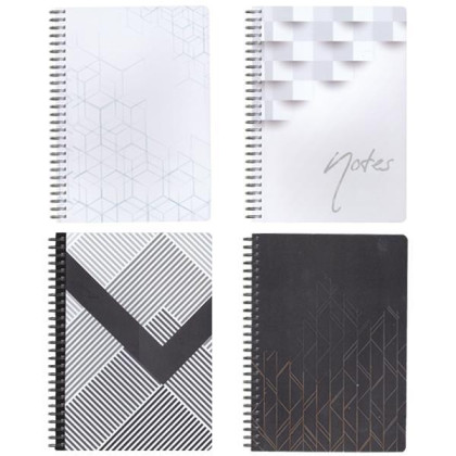 Next fine lines τετράδιο σπιράλ 21x29εκ. 3θεμ., 105φ. - 10 ΤΕΜ