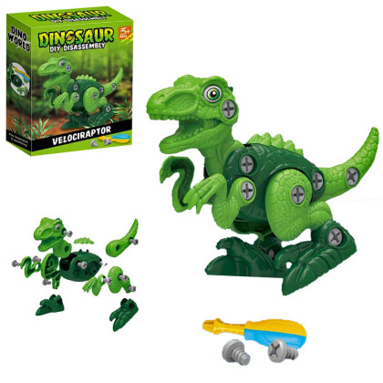 Δεινόσαυρος Velociraptor Συναρμολογούμενο 32 τεμ 20x16x5.5cm ToyMarkt 913275 71-3255