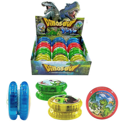 Γιογιό με φως Δεινόσαυροι ø5,5cm ToyMarkt 913376 - 12 ΤΕΜ 71-3356