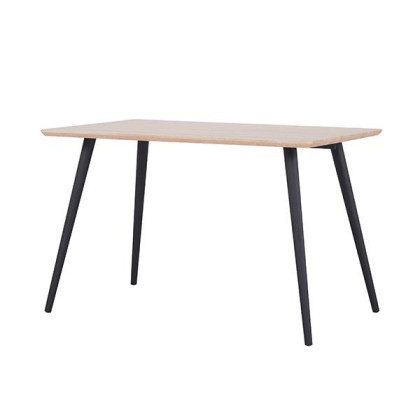Τραπέζι ξύλινο Nextdeco καφέ Υ75x120x70εκ