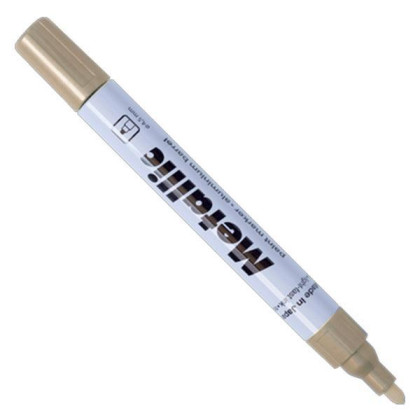Centropen μαρκαδόρος ανεξίτηλος μεταλ. χρυσός 1,5-2,5mm - 10 ΤΕΜ