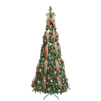 Δέντρο pop up με Στολισμό & led 180cm 180cm ~ø76cm Xmasfest 1133520 93-3500