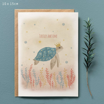 Sealife Κάρτα-Turtley awesome