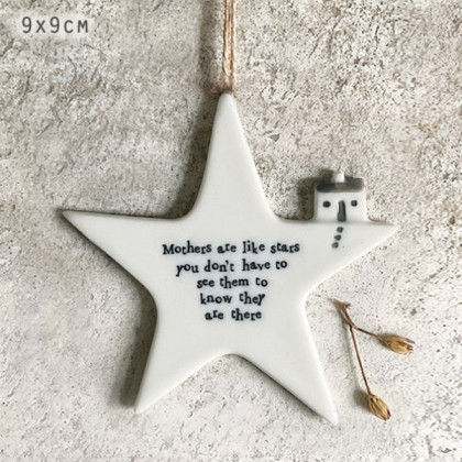 Πορσελάνινο αστέρι 9εκ-Mothers like stars