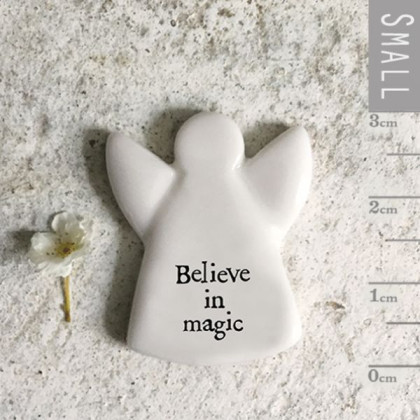 Βότσαλο άγγελος 3εκ. - Believe in magic