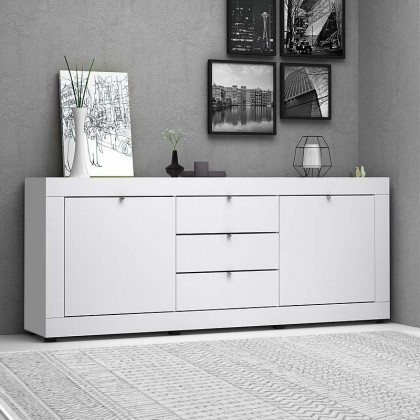 Μπουφές Ocean  χρώμα λευκό 210x45x86εκ.