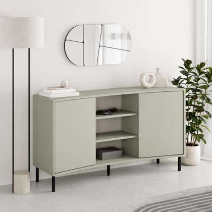 Μπουφές Frem  χρώμα ash green 150x40x81εκ.