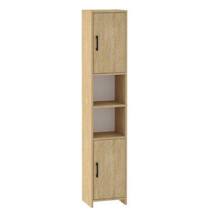 Ντουλάπι κουζίνας - μπάνιου Hobbes  χρώμα sapphire oak 35x30x182,3εκ.