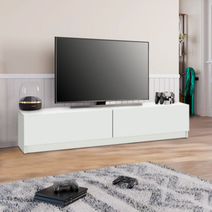 Έπιπλο τηλεόρασης Ahenk  χρώμα λευκό 160x31,3x32,9εκ.