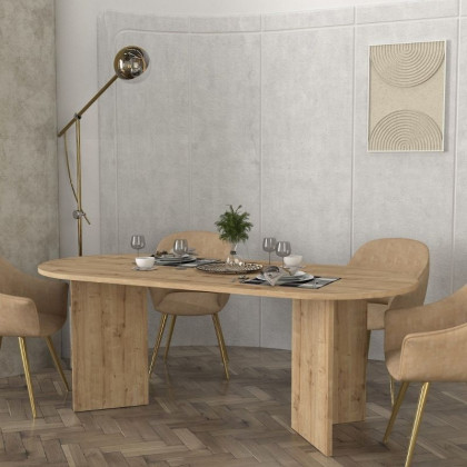 Τραπέζι Cortado  χρώμα sapphire oak 200x90x74εκ.