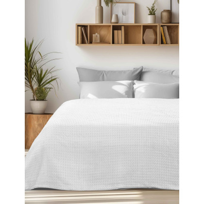 Κουβέρτα Πικέ PIKONA WHITE MADI